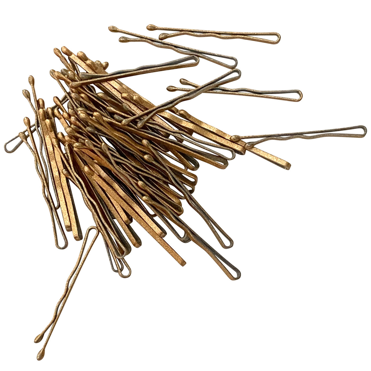 Bobby Pins mini (gold glitzernd | 50 Stück | 34mm)