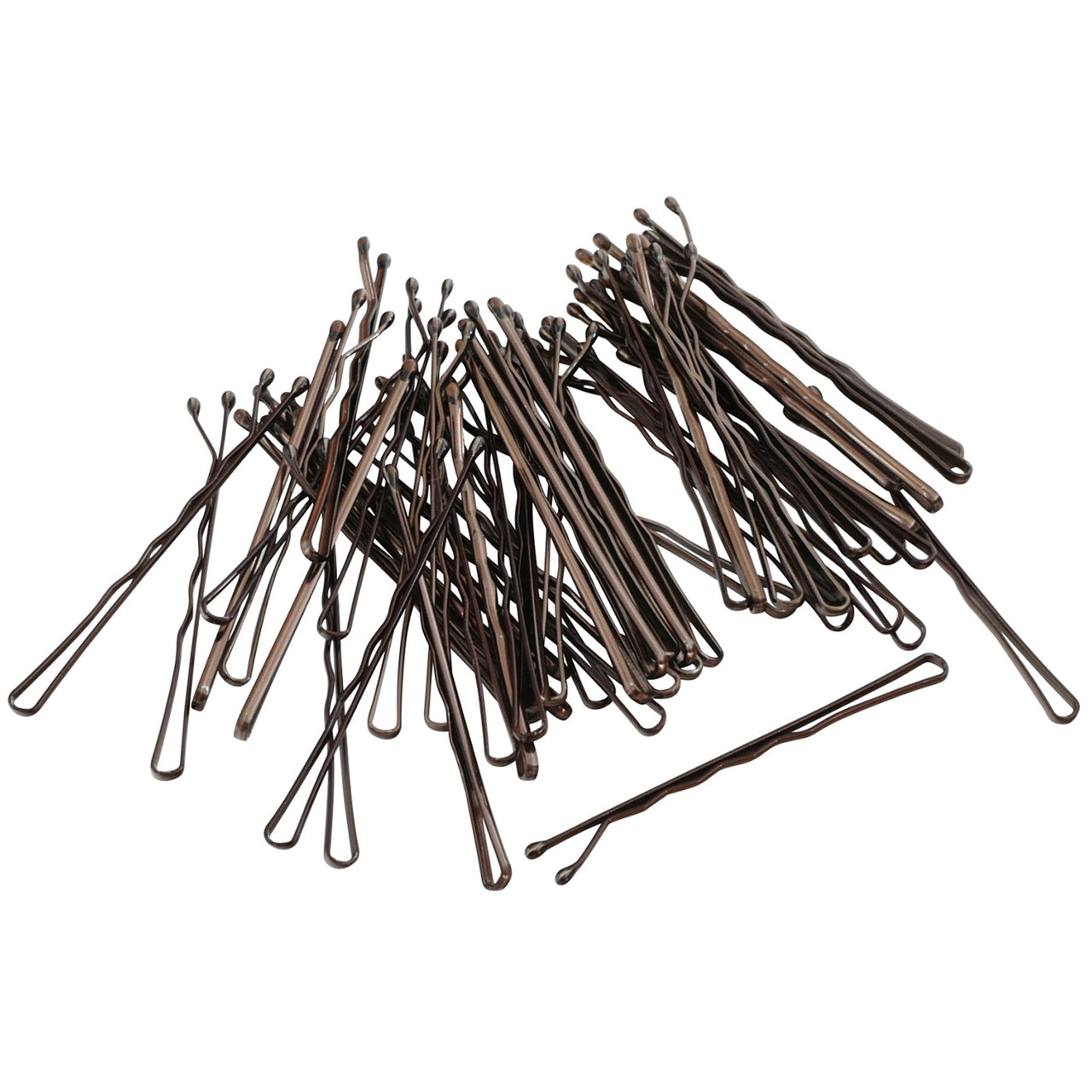 Bobby Pins (dunkelbraun glänzend | 50 Stück | 5cm)