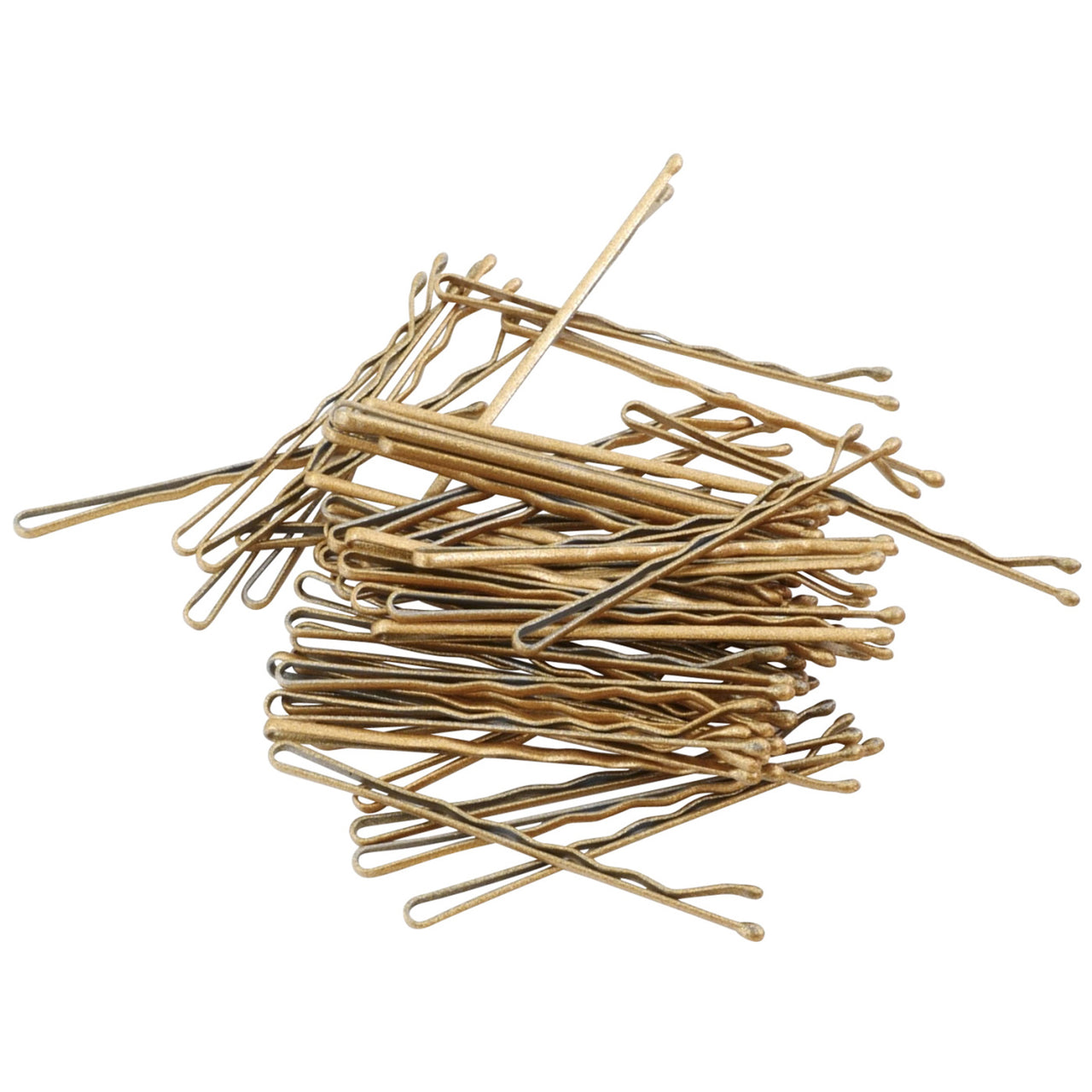 Bobby Pins (gold glitzernd | 50 Stück | 5cm)