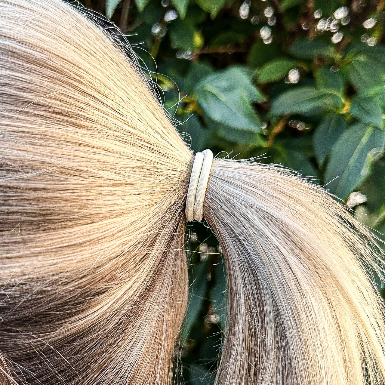 Haargummis blond (verschiedene beigetöne | 20 Stück | 3,5mm dick)