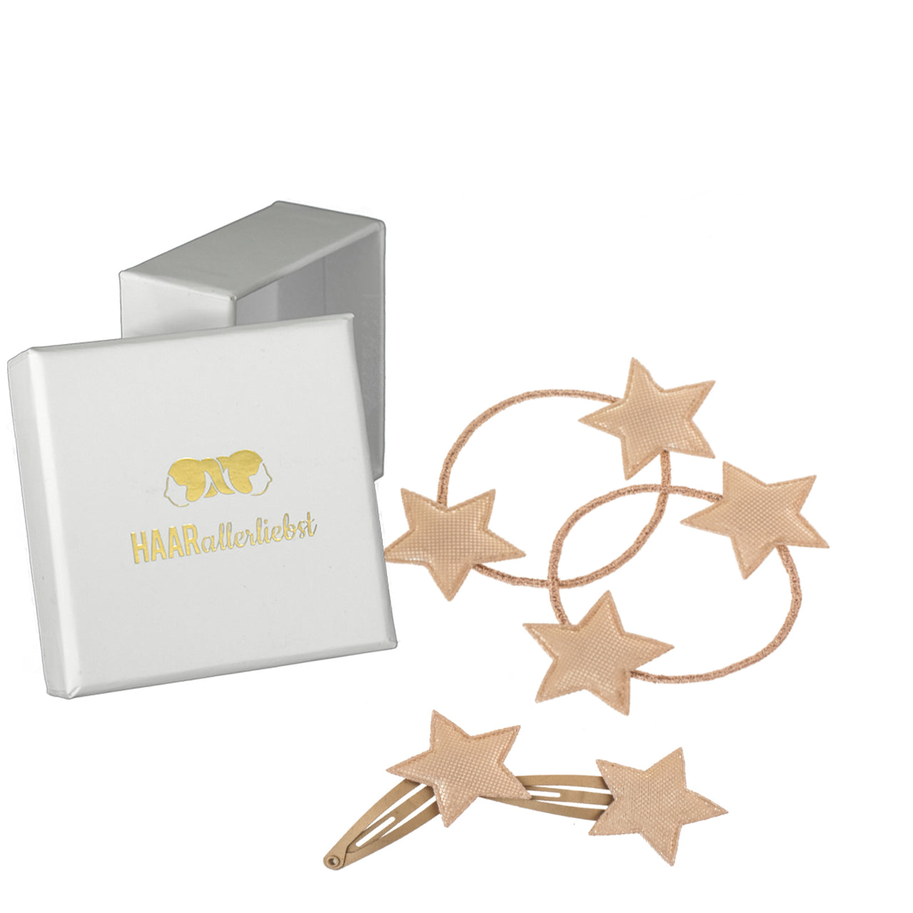 Haarschmuck Set Sterne (gold | 4 Stück)