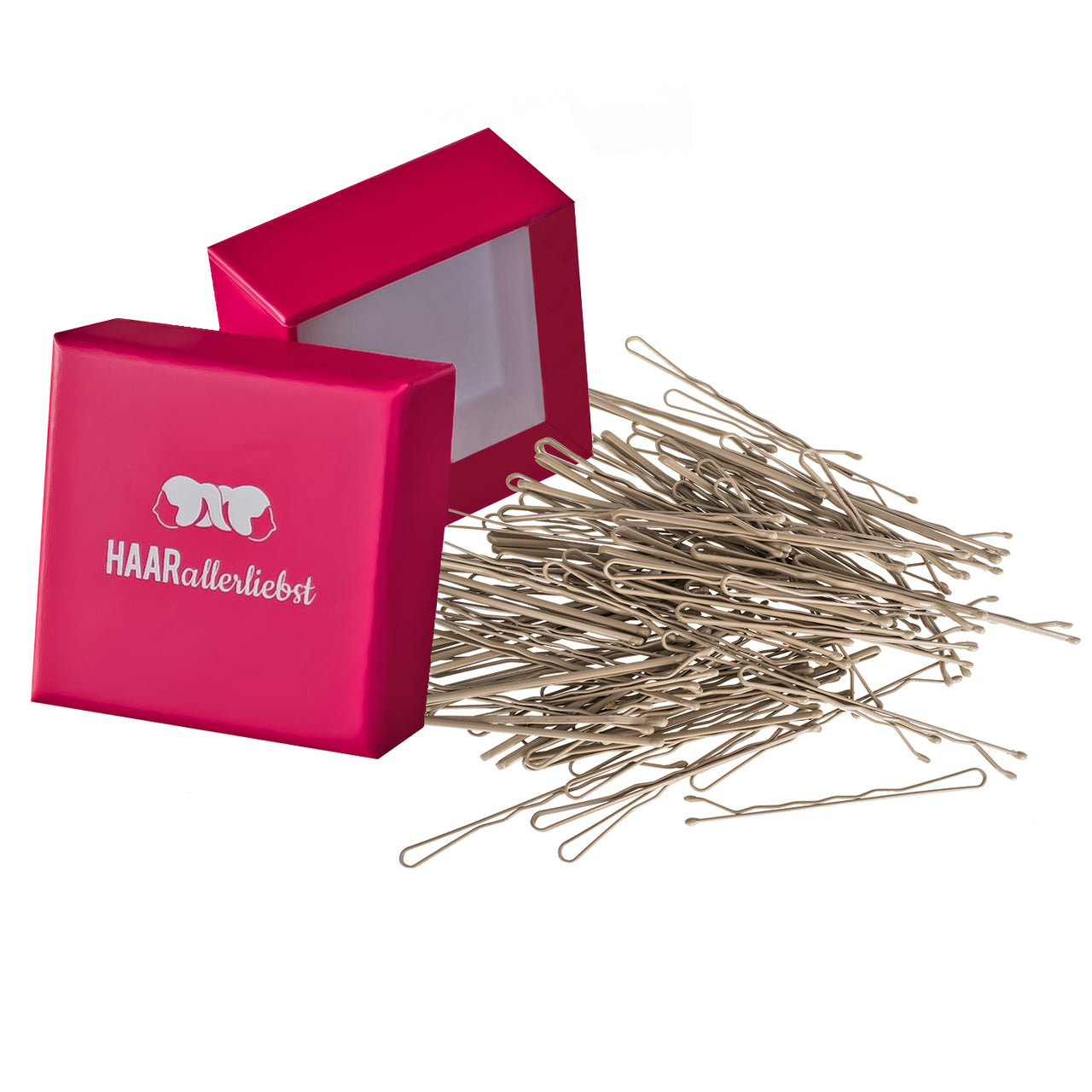 Bobby Pins für blondes Haar (beige | 5cm)