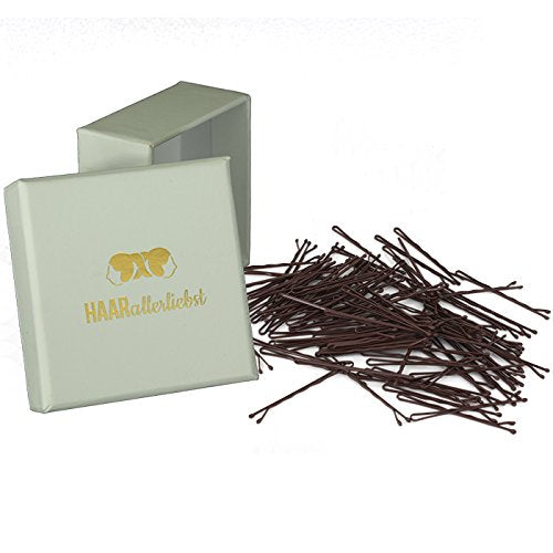 Bobby Pins (braun | 50 Stück | 5cm)