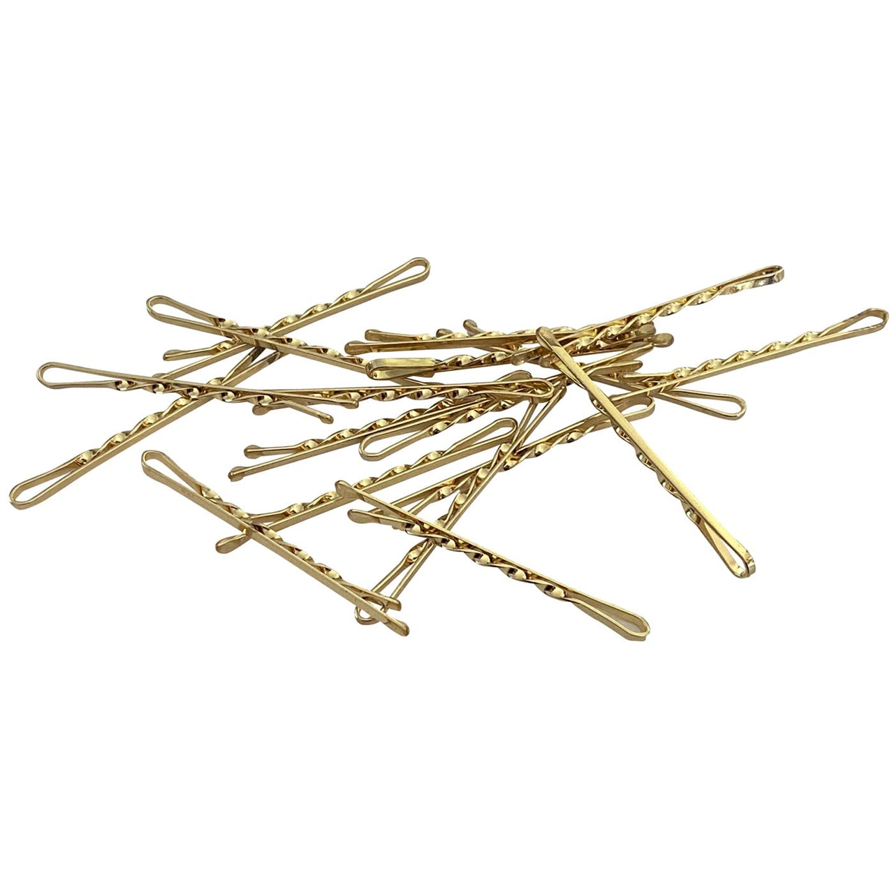 Bobby Pins gedreht (24 Stück | 5cm | beige, gold, roségold, silber) für ultimativen Halt