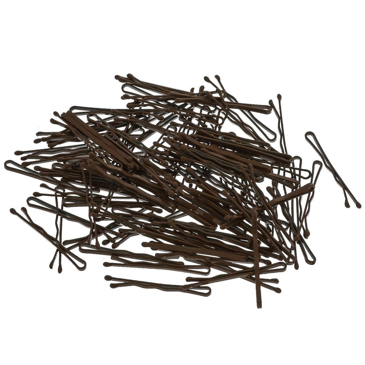 Bobby Pins mini (braun | 100 Stück | 34mm)